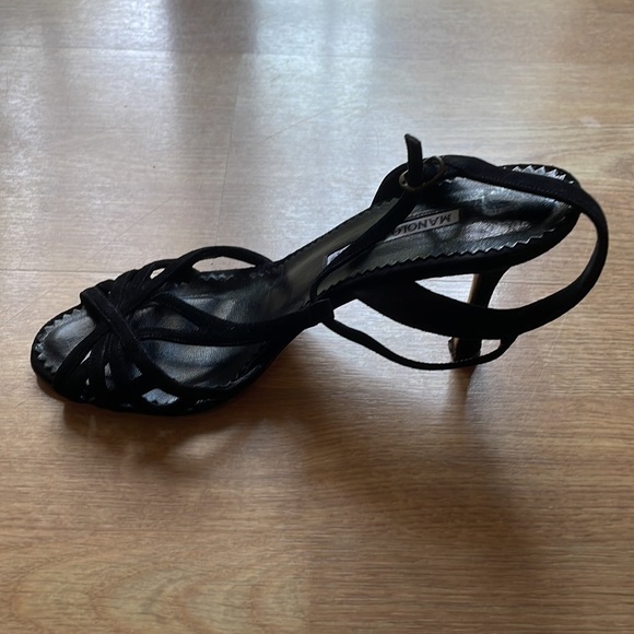 Manola Blahnik black sandals size 37 - Picture 8 of 9